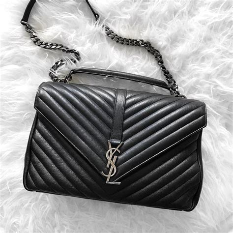 ysl tasche schwarz weiß|YSL saint laurent taschen.